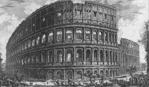 Rome Colosseum in medieval times